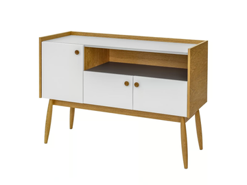 FARSTA - Wooden sideboard with doors by Woodman - view 2