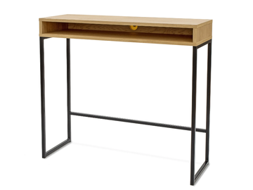 FRAME - Rectangular wood veneer console table by Woodman - view 2