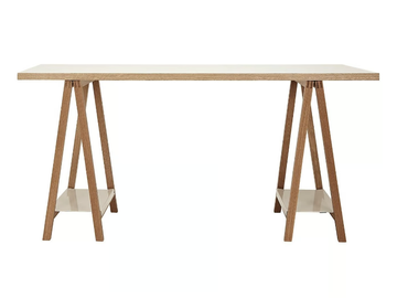 HIGHBURY - Rectangular melamine-faced chipboard writing desk by Woodman - view 3