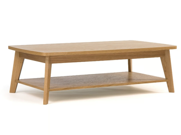 KENSAL - Low rectangular wood veneer coffee table by Woodman - view 2
