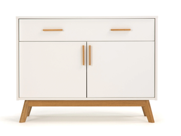 KENSAL NORDIC - Melamine-faced chipboard sideboard with doors by Woodman - view 3