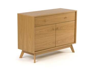 KENSAL - Wood veneer sideboard with doors by Woodman - view 2