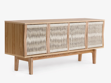 LILLA ATELJEN - Wood veneer sideboard with doors by Woodman - view 2