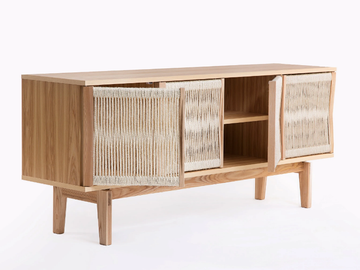 LILLA ATELJEN - Wood veneer sideboard with doors by Woodman - view 3