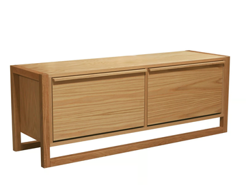 NEWEST - Wood veneer bench / shoe cabinet by Woodman - view 2