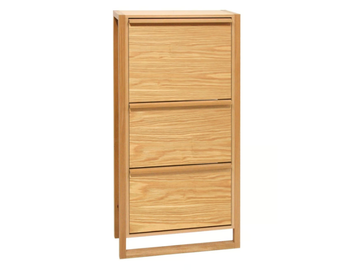 NEWEST - Wood veneer shoe cabinet by Woodman - view 2