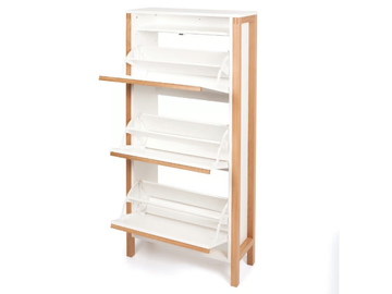 NORTHGATE - Melamine-faced chipboard shoe cabinet by Woodman - view 3