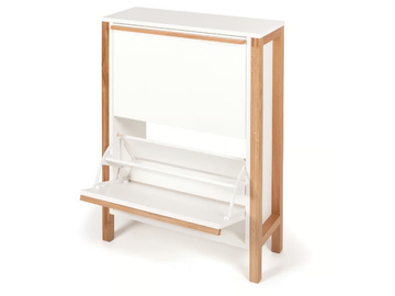 NORTHGATE - Melamine-faced chipboard shoe cabinet by Woodman - view 3