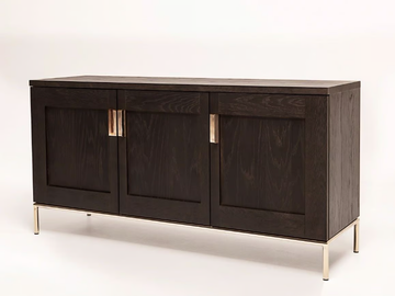 PIMLICO - Wood veneer sideboard with doors by Woodman - view 2