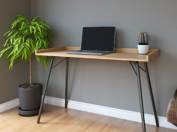 RAYBURN - Wood veneer secretary desk by Woodman - view 3
