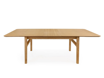 CURVED - Extending oak dining table by Woodman - view 3