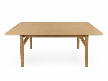 CURVED - Extending oak dining table by Woodman - view 2