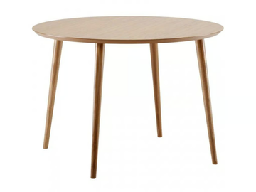 CLOYD - Round wood veneer dining table by Woodman - view 2
