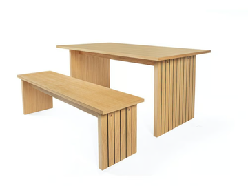STRIPE - Wood veneer bench by Woodman - view 2