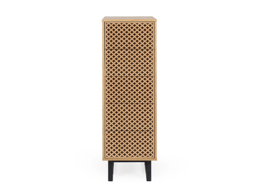 CAMDEN DIAMOND - Wood veneer chest of drawers by Woodman - view 2