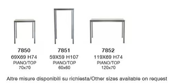 SPACE - Metal table by XLINE - view 3