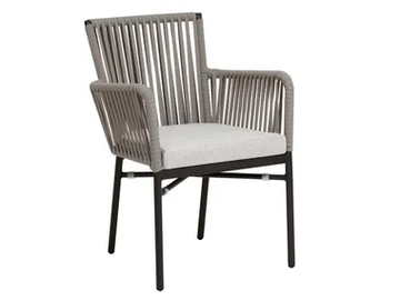 PERLA - Rope garden chair with armrests by XLINE - view 2