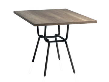 INVERSO - Square laminate table by XLINE - view 3