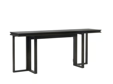 DEAUVILLE - Rectangular wooden console table by XVL - view 2