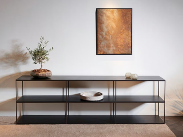 IVY - Freestanding bookcase with wooden and metal shelves by XVL - view 3