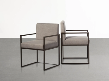 KLEE - Sled base leather chair with armrests by XVL - view 3