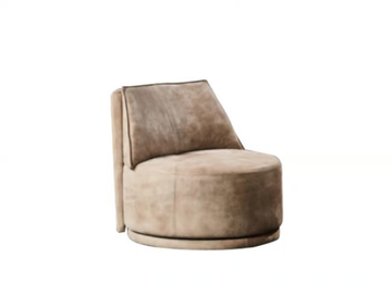 GUETAN - Swivel fabric easy chair by XVL - view 2