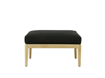 AUSTIN - Rectangular teak garden footstool by XVL - view 2