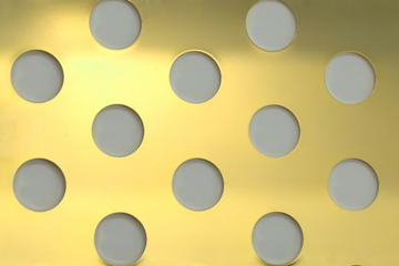 Brass room divider - Custom brass room divider by YDF - view 3