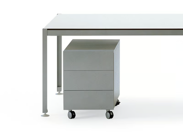 ERNESTO WORK - Metal office drawer unit with castors by YDF - view 3