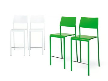 MARGHERITA - Stackable stool by YDF - view 3
