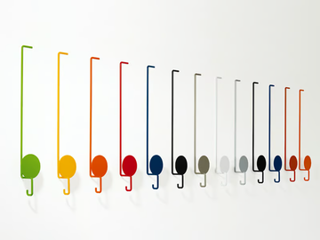 SUN - Wall-mounted metal coat rack by YDF - view 2