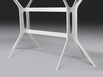 ARABESQUE - Metal table by YDF - view 3