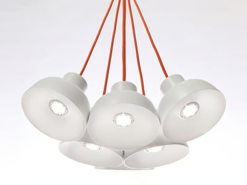 COCO 6 - LED iron pendant lamp by ZAVA - view 2