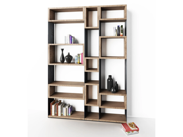 CONCRETE - Open modular bookcase by ZAVA - view 2