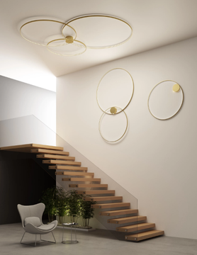 RINGS - LED ceiling lamp by ZAVA - view 3