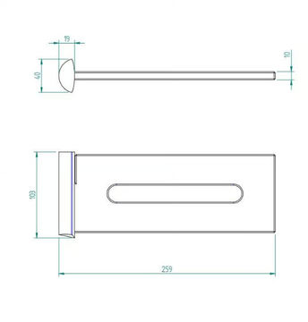 TANGO - Bathroom wall shelf by ZAZZERI - view 3