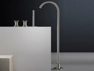 JK21 - Stainless steel bathtub set with hand shower by ZAZZERI - view 2