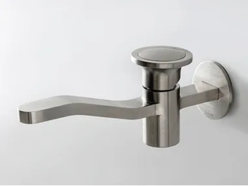 JK21 - Wall-mounted stainless steel washbasin tap by ZAZZERI - view 2