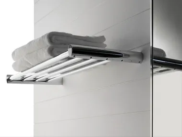 TANGO - Steel bathroom wall shelf by ZAZZERI - view 2