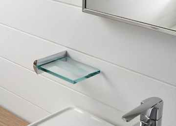 TANGO - Wall-mounted glass soap dish by ZAZZERI - view 2
