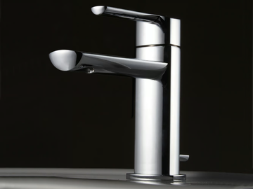 TANGO - Countertop steel washbasin mixer by ZAZZERI - view 2