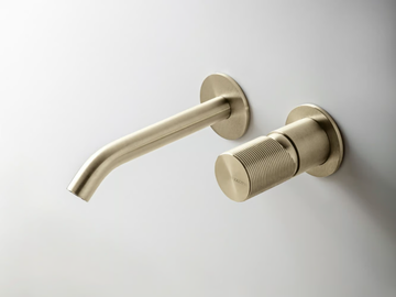 Z316_SH - Wall-mounted single handle stainless steel washbasin tap by ZAZZERI - view 2