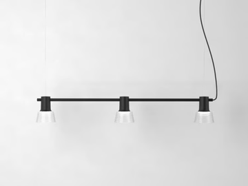 COMPOSE RAILS LINEAR - LED die cast aluminium pendant lamp by Zero - view 3