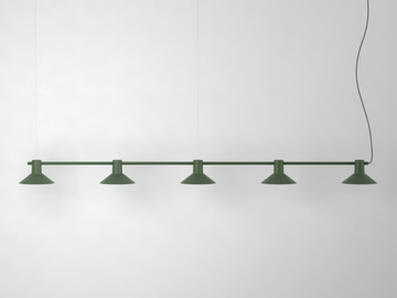 COMPOSE RAILS LINEAR - LED die cast aluminium pendant lamp by Zero - view 2