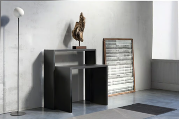 IRONY - Rectangular plate console table by Zeus - view 3