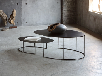 SLIM IRONY OVAL 2021 - Oval coffee table by Zeus - view 3