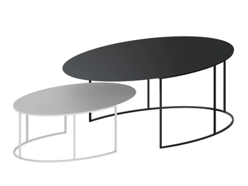 SLIM IRONY OVAL 2021 - Oval coffee table by Zeus - view 2