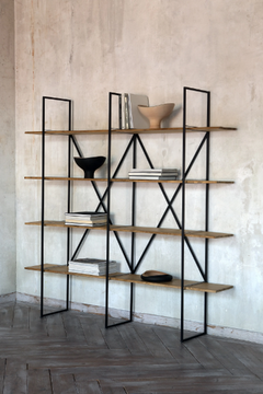 SLIM IRONY - Solid wood bookcase by Zeus - view 3