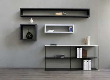 SLIM MARBLE - Carrara marble shelving unit by Zeus - view 3