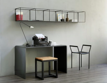 SLIM IRONY - Painted metal wall shelf by Zeus - view 3